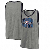 Oklahoma City Thunder Fanatics Branded Thunder Nation Hometown Collection Tri-Blend Tank Top - Heathered Gray,baseball caps,new era cap wholesale,wholesale hats